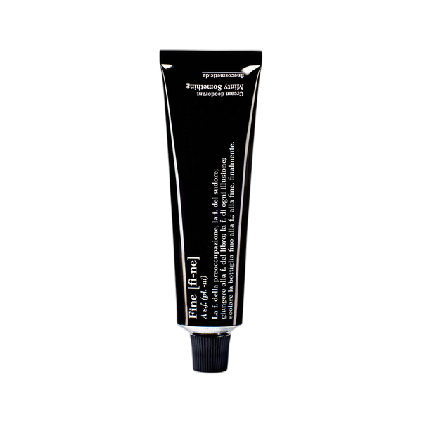 Minty Something Naturdeocreme von FINE, 40 g Verpackung