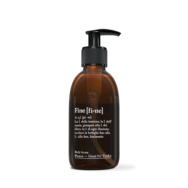 Peace Hyaluron Body Serum von FINE, 200 ml Flasche