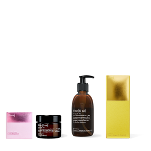Routine Set — Cedar Bergamot Deocreme & Body Serum Focus mit Verpackungen