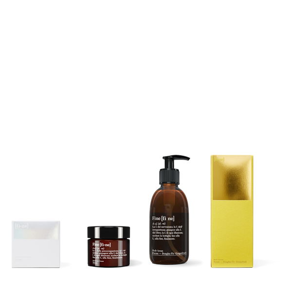 Routine Set — Senza Deocreme & Body Serum Focus mit Verpackungen