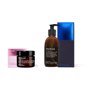 Routine Set — Cedar Bergamot & Peace mit Verpackungen