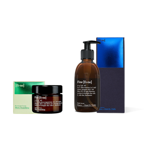 Routine Set — Minty Something & Peace mit Verpackungen