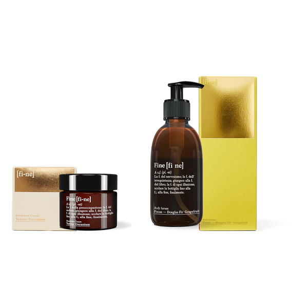 Routine Set — Vetiver Geranium & Focus mit Verpackungen